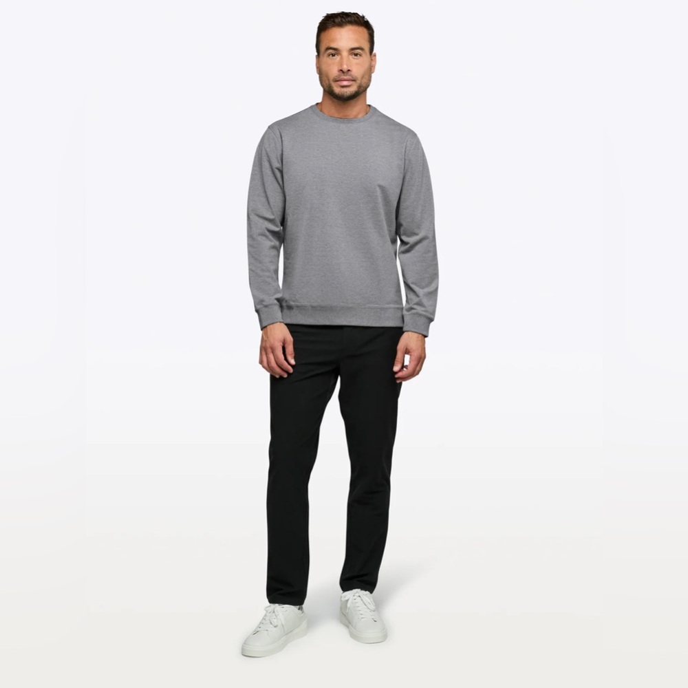 Cuts Men’s Hyperloop Pullover Split-Hem Crewneck … - image 1